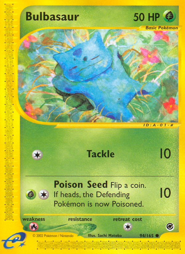 Bulbasaur – Expedition Base Set 94/165 Pokémon card