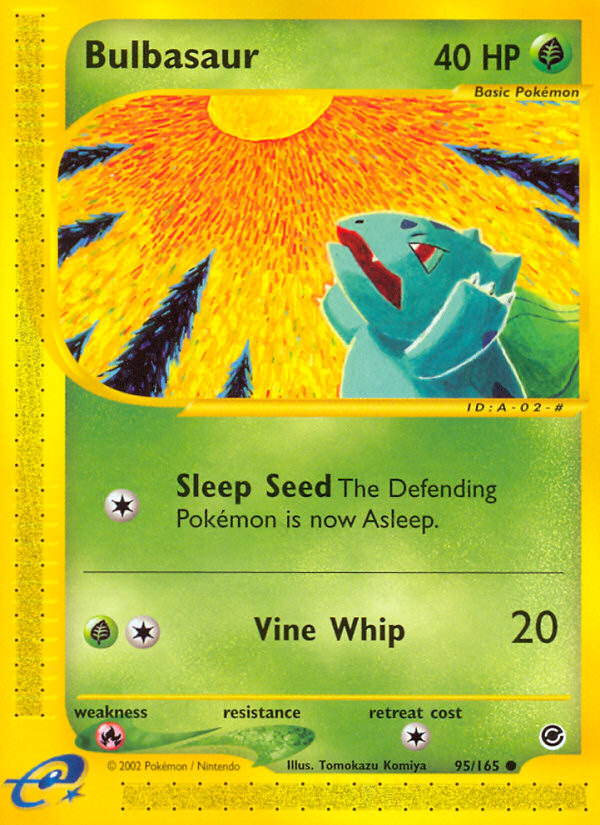 Bulbasaur – Expedition Base Set 95/165 Pokémon card