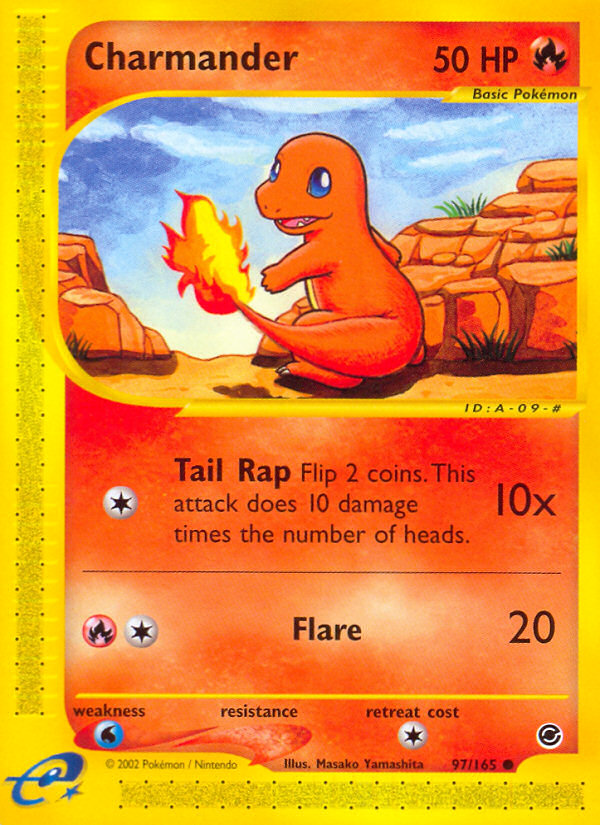 Charmander – Expedition Base Set 97/165 Pokémon card