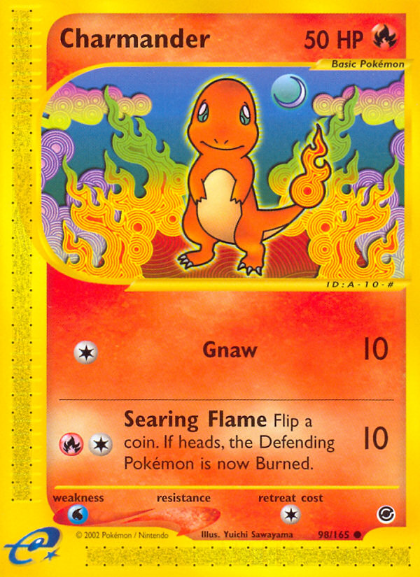Charmander – Expedition Base Set 98/165 Pokémon card
