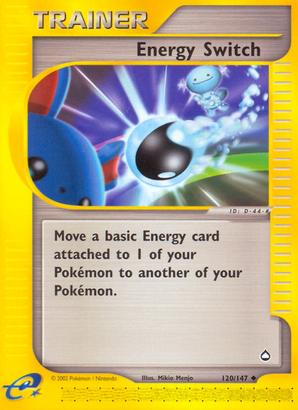 Energy Switch – Aquapolis 120/147 Pokémon card