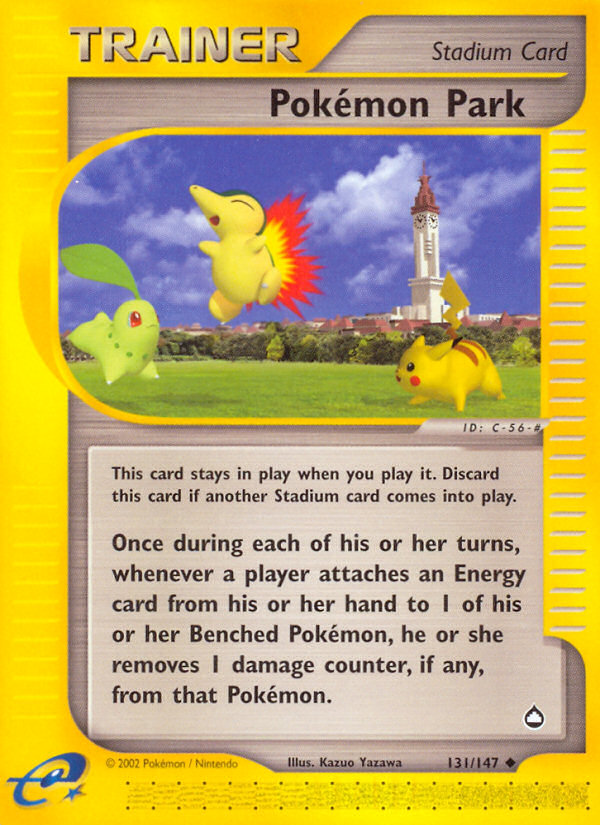 Pokémon Park – Aquapolis 131/147 Pokémon card