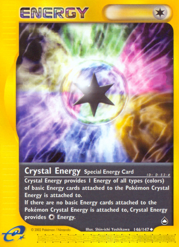 Crystal Energy – Aquapolis 146/147 Pokémon card