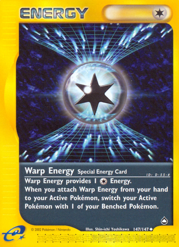 Warp Energy – Aquapolis 147/147 Pokémon card