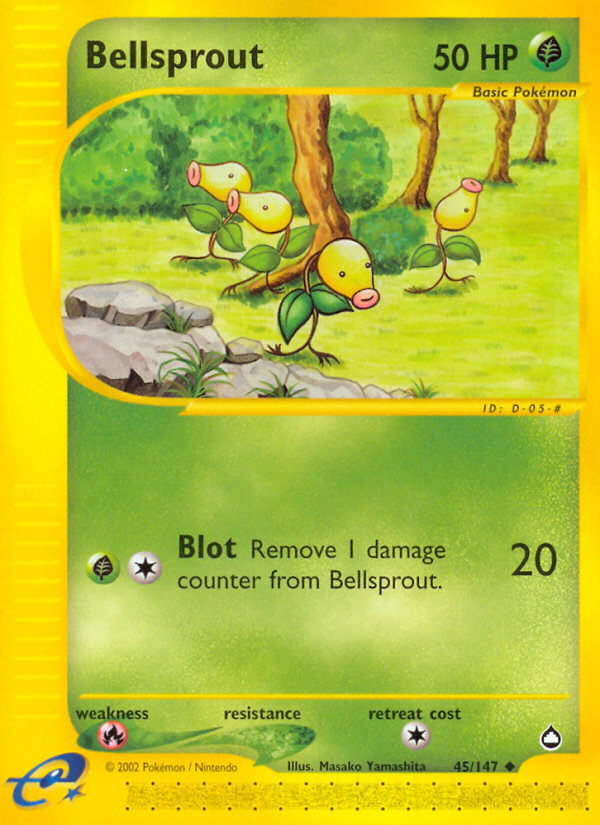 Bellsprout – Aquapolis 45/147 Pokémon card