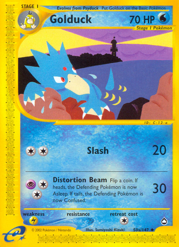 Golduck – Aquapolis 50/147 Pokémon card