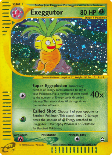 Exeggutor - Aquapolis H10