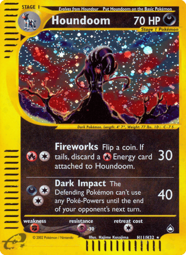 Houndoom - Aquapolis H11