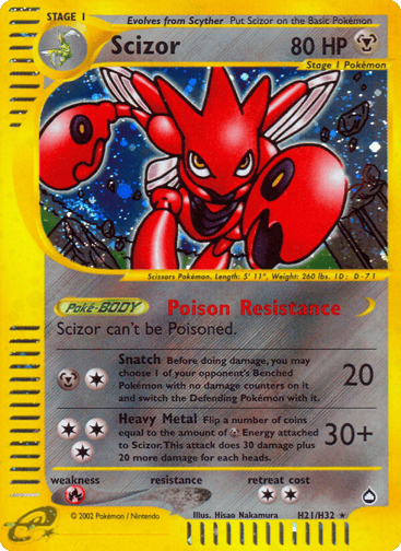 Scizor - Aquapolis H21