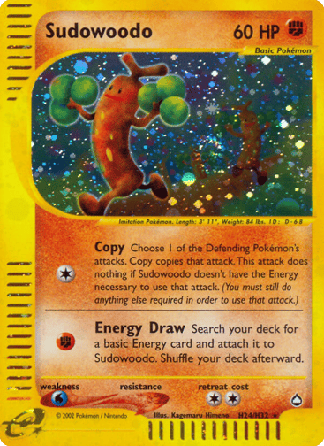 Sudowoodo - Aquapolis H24
