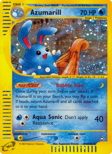 Azumarill - Aquapolis H4