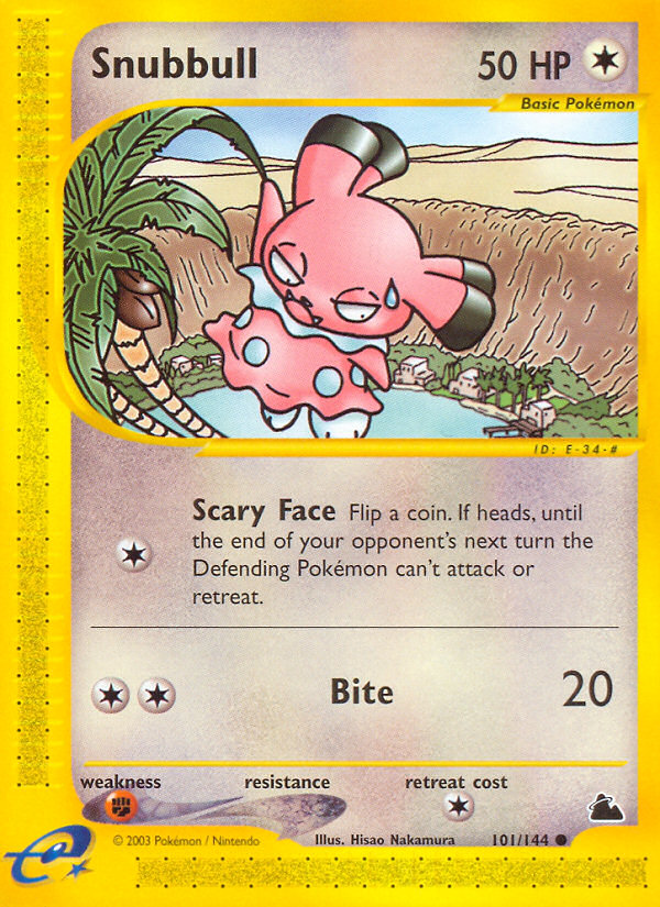Snubbull – Skyridge 101/144 Pokémon card
