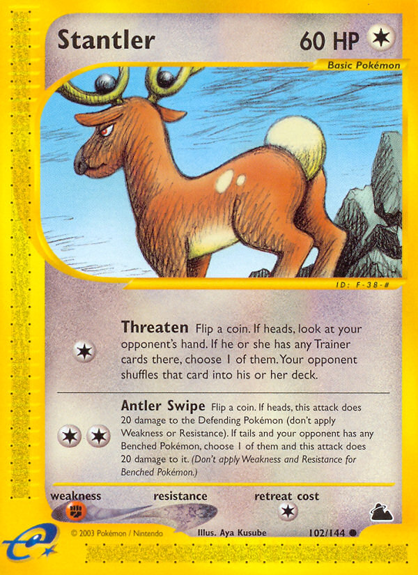 Stantler – Skyridge 102/144 Pokémon card