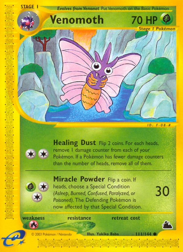 Venomoth – Skyridge 111/144 Pokémon card