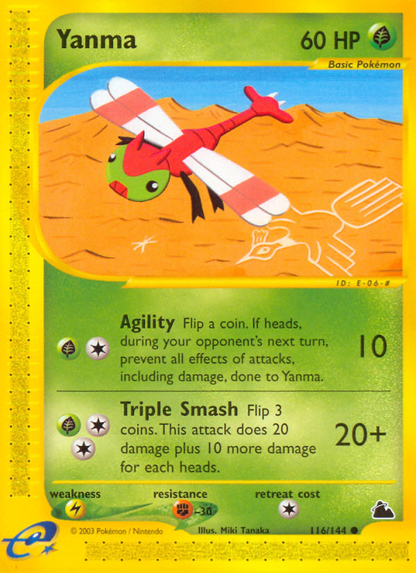 Yanma – Skyridge 116/144 Pokémon card