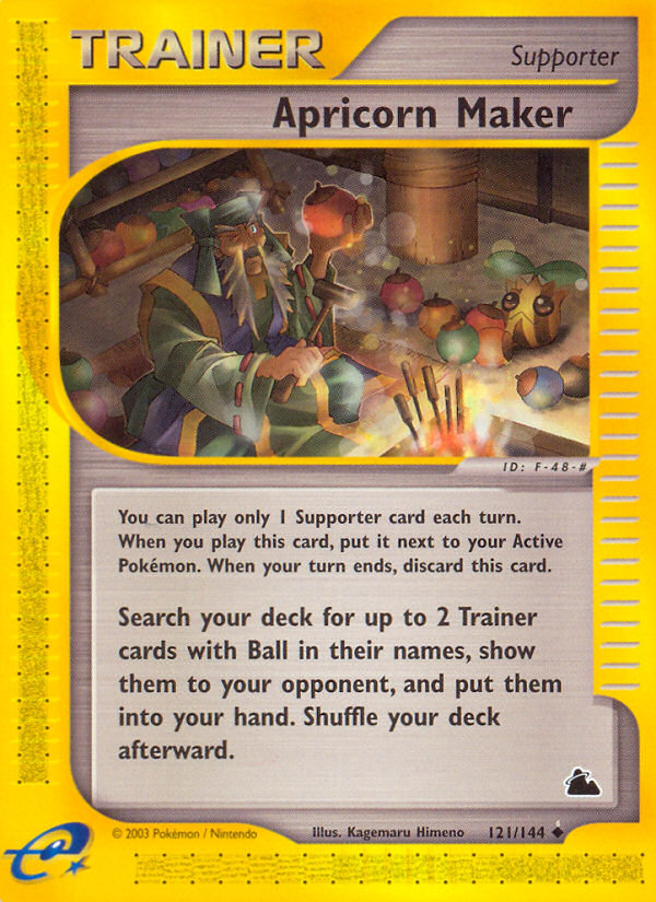 Apricorn Maker – Skyridge 121/144 Pokémon card