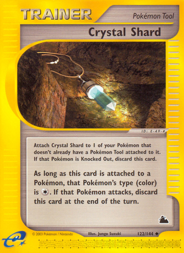 Crystal Shard – Skyridge 122/144 Pokémon card