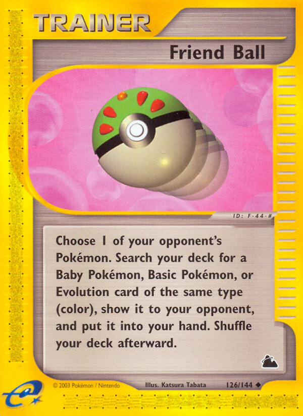 Friend Ball – Skyridge 126/144 Pokémon card
