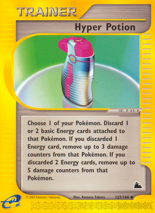 Hyper Potion – Skyridge 127/144 Pokémon card