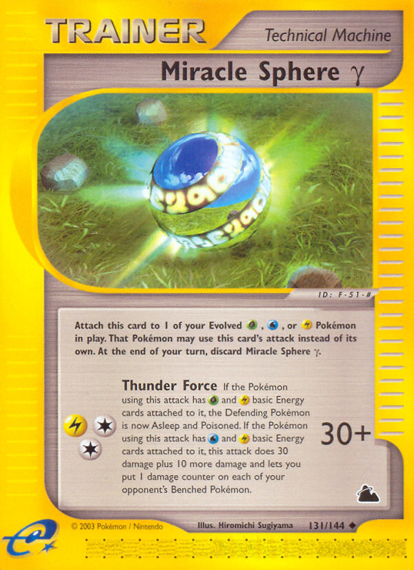 Miracle Sphere γ – Skyridge 131/144 Pokémon card