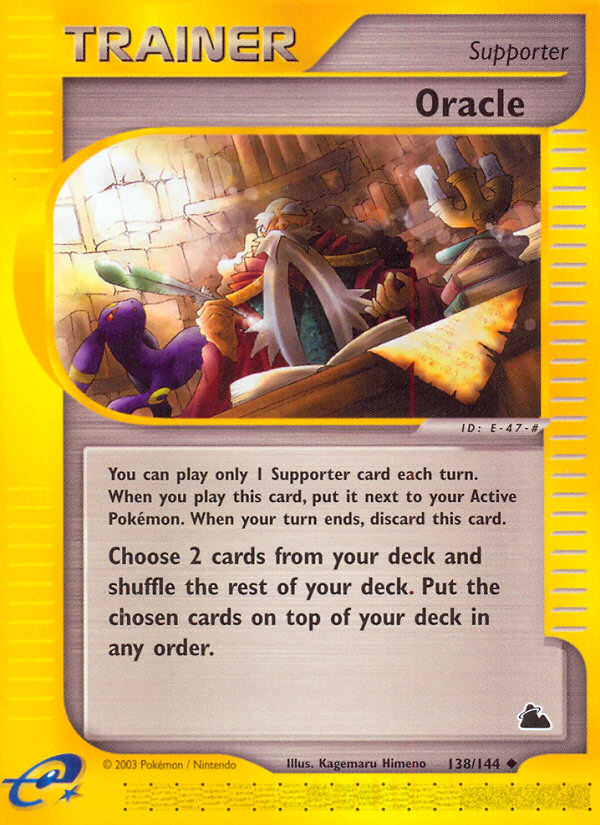 Oracle – Skyridge 138/144 Pokémon card