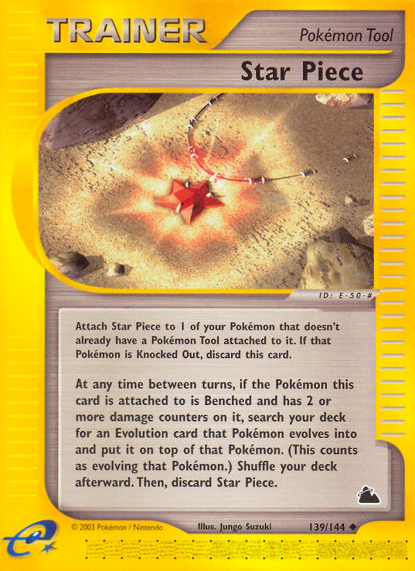 Star Piece – Skyridge 139/144 Pokémon card