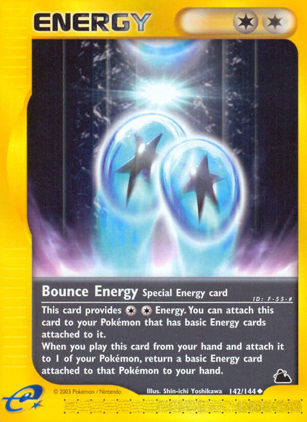Bounce Energy – Skyridge 142/144 Pokémon card