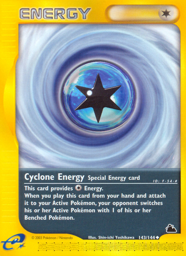 Cyclone Energy – Skyridge 143/144 Pokémon card