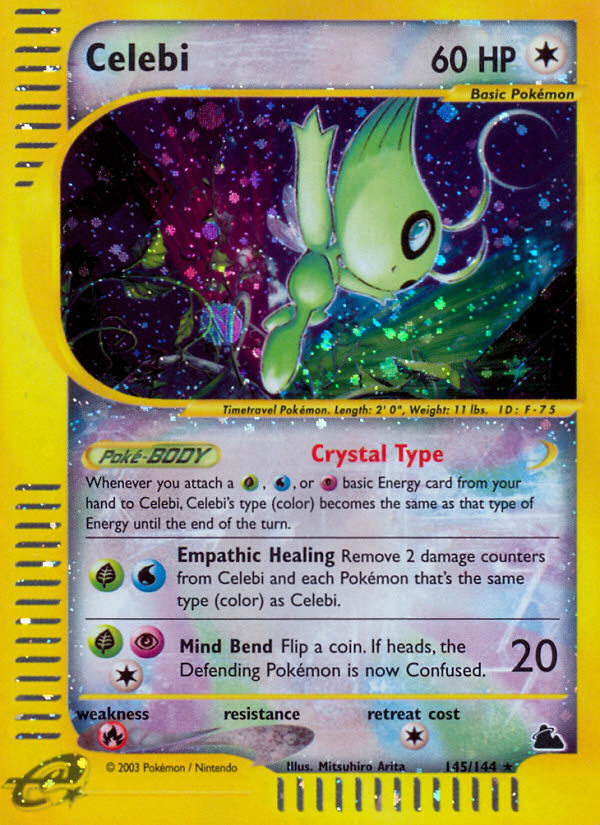 Celebi – Skyridge 145/144 Pokémon card