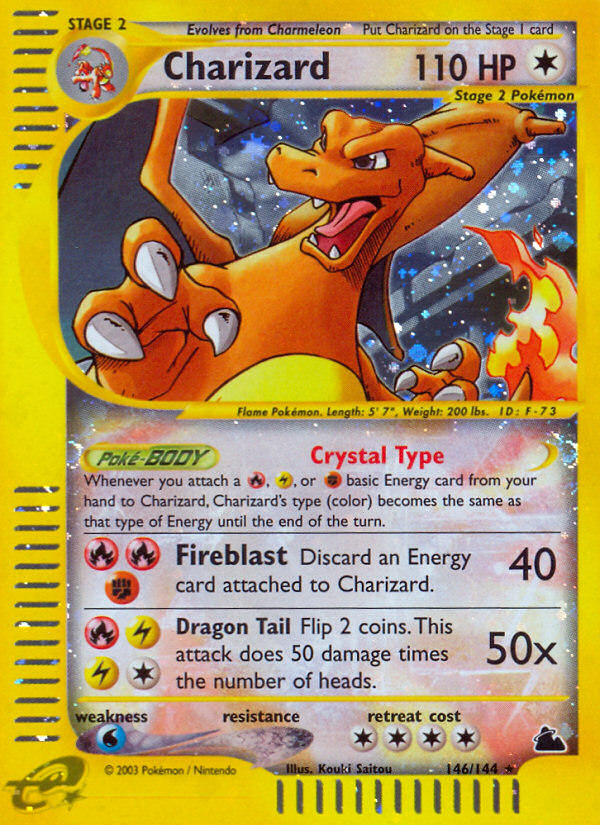 Charizard – Skyridge 146/144 Pokémon card