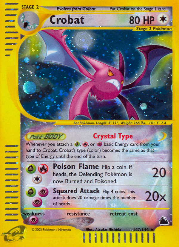 Crobat – Skyridge 147/144 Pokémon card