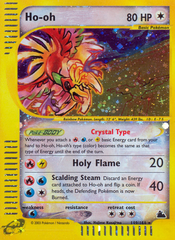 Ho-oh – Skyridge 149/144 Pokémon card