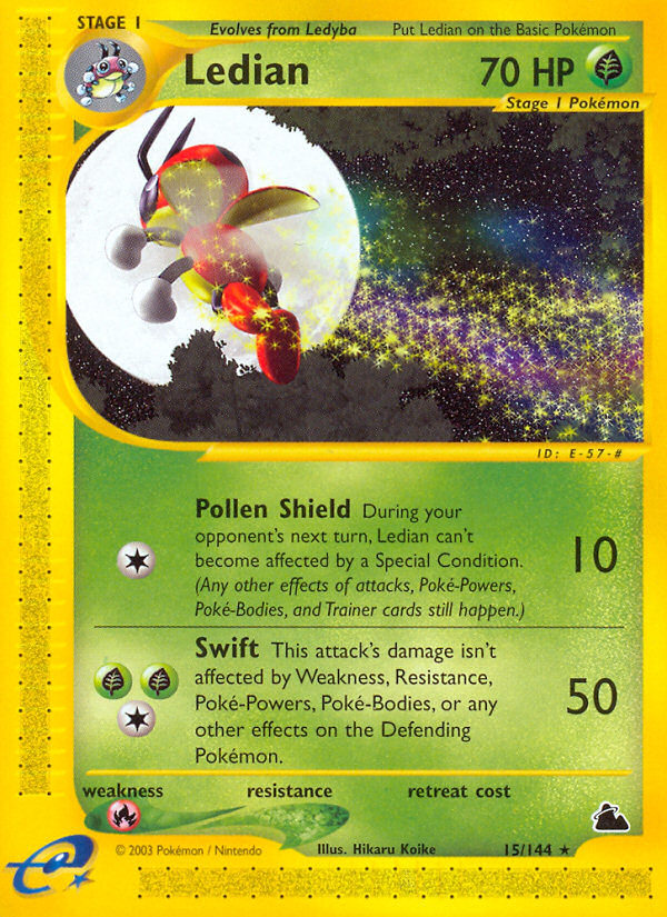 Ledian – Skyridge 15/144 Pokémon card