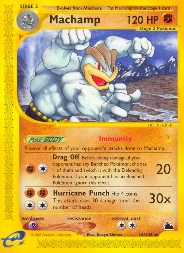 Machamp – Skyridge 16/144 Pokémon card
