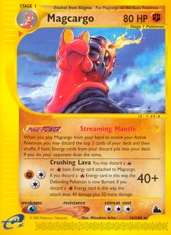Magcargo – Skyridge 18/144 Pokémon card