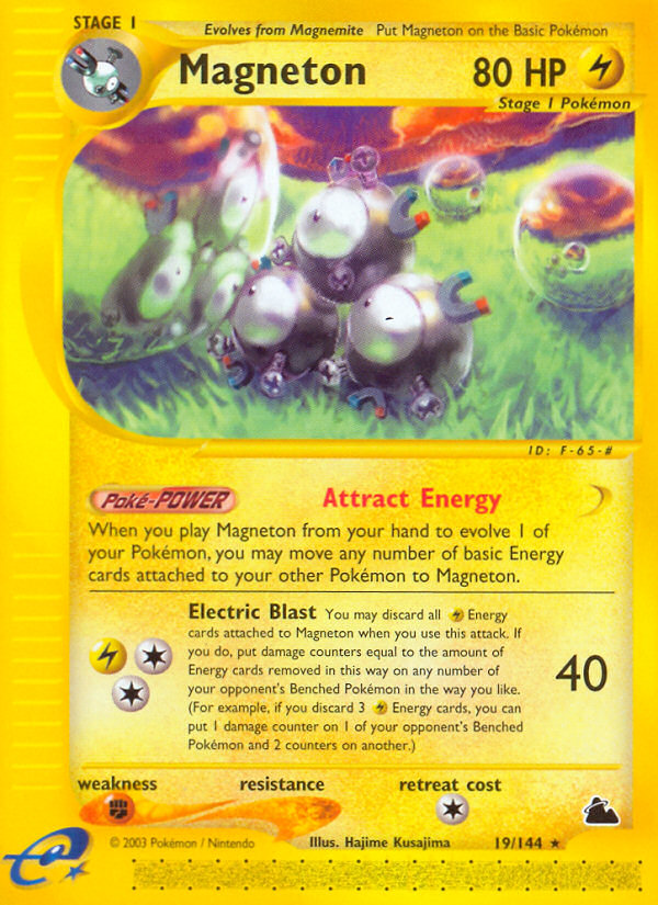 Magneton – Skyridge 19/144 Pokémon card