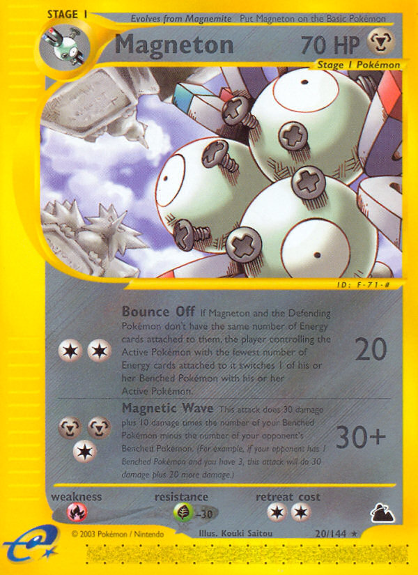 Magneton – Skyridge 20/144 Pokémon card