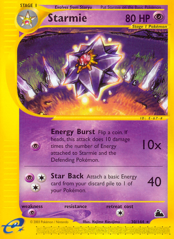 Starmie – Skyridge 30/144 Pokémon card