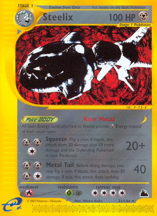 Steelix – Skyridge 31/144 Pokémon card
