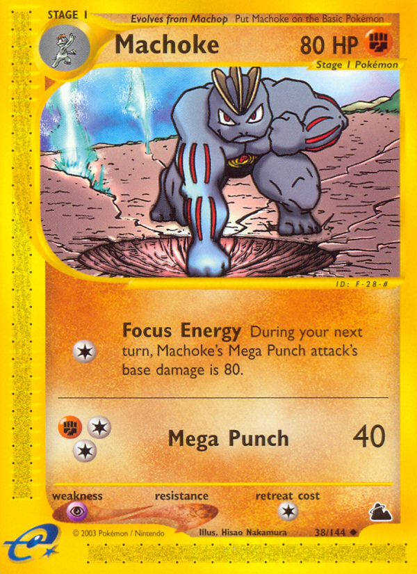 Machoke – Skyridge 38/144 Pokémon card