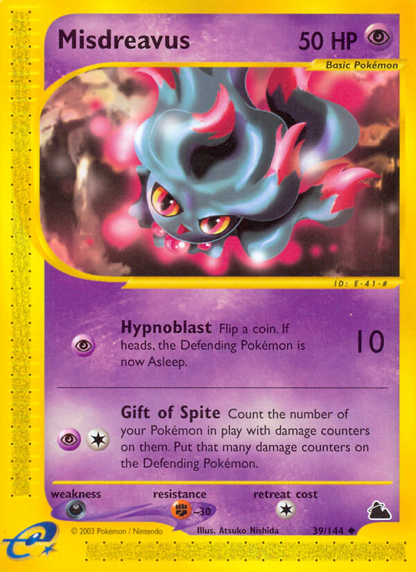 Misdreavus – Skyridge 39/144 Pokémon card