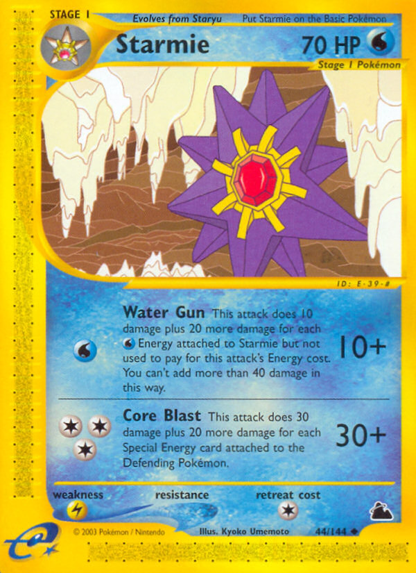 Starmie – Skyridge 44/144 Pokémon card
