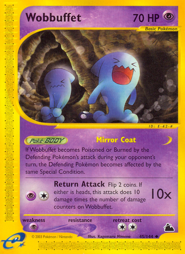 Wobbuffet – Skyridge 45/144 Pokémon card