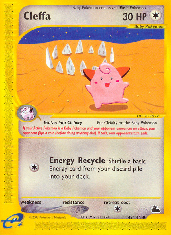 Cleffa – Skyridge 48/144 Pokémon card