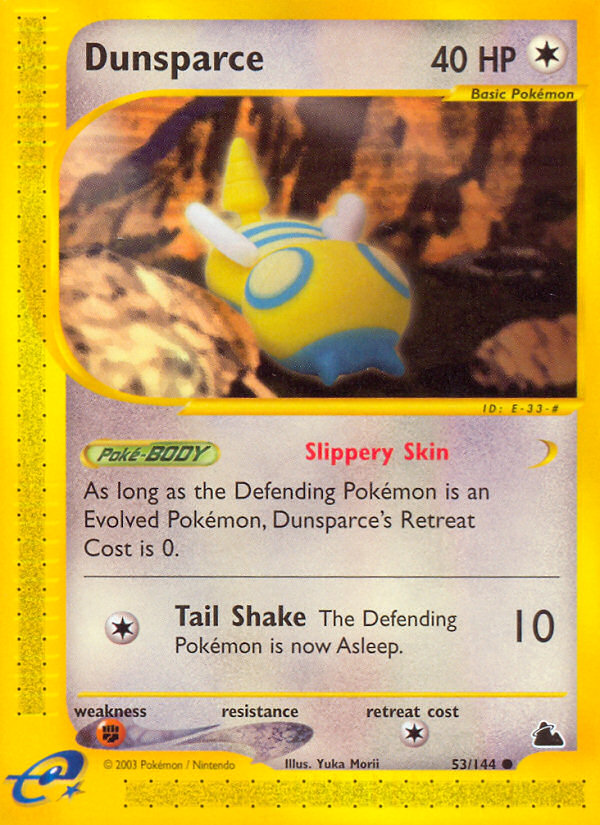 Dunsparce – Skyridge 53/144 Pokémon card