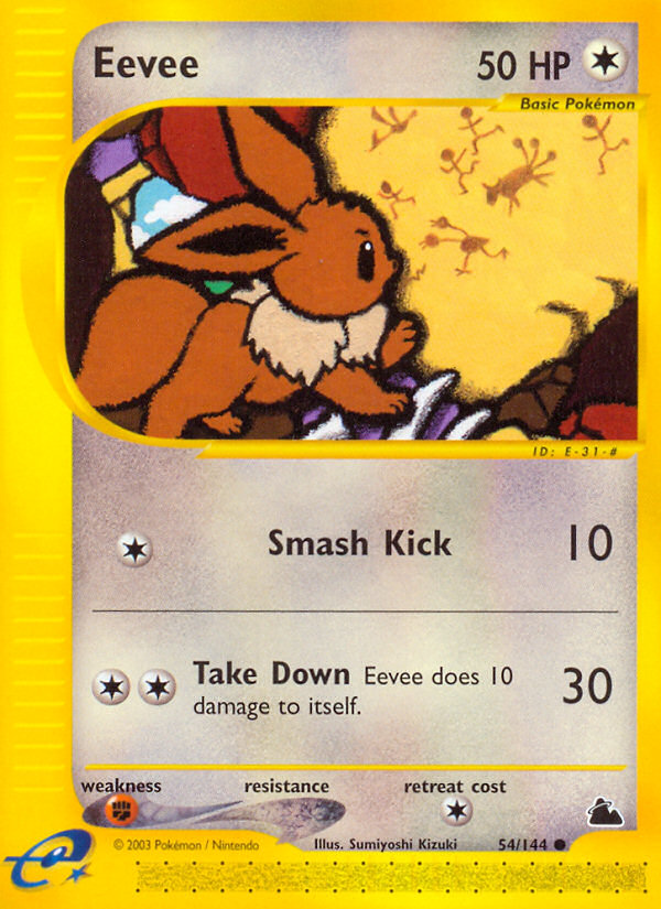 Eevee – Skyridge 54/144 Pokémon card