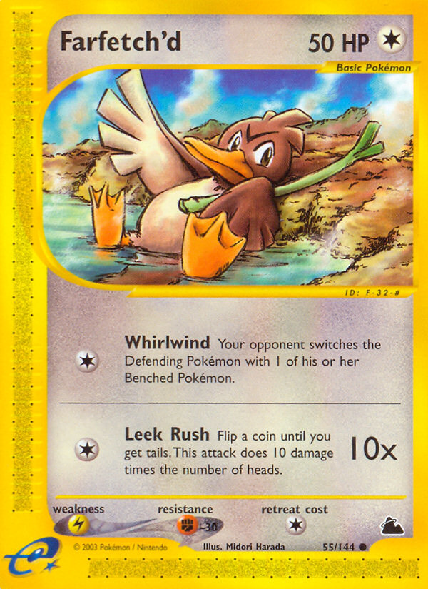 Farfetch'd – Skyridge 55/144 Pokémon card