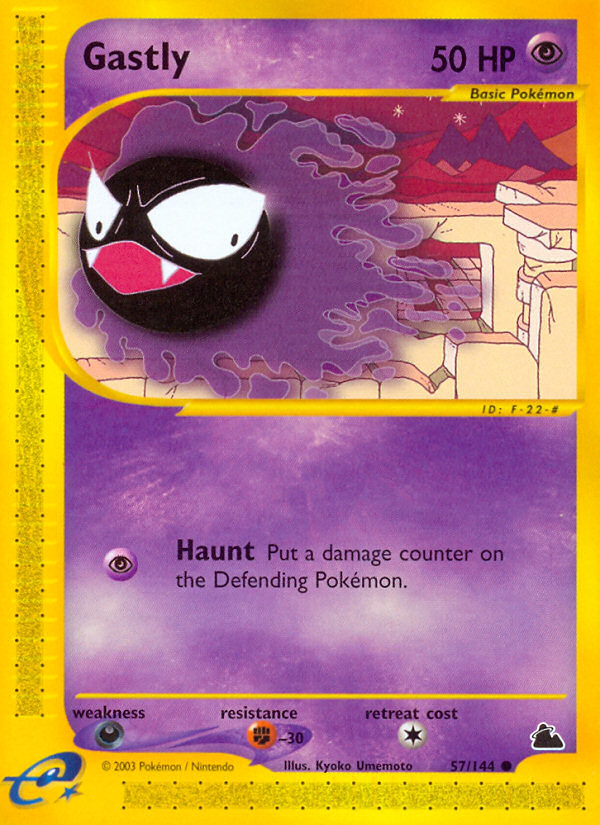 Gastly – Skyridge 57/144 Pokémon card