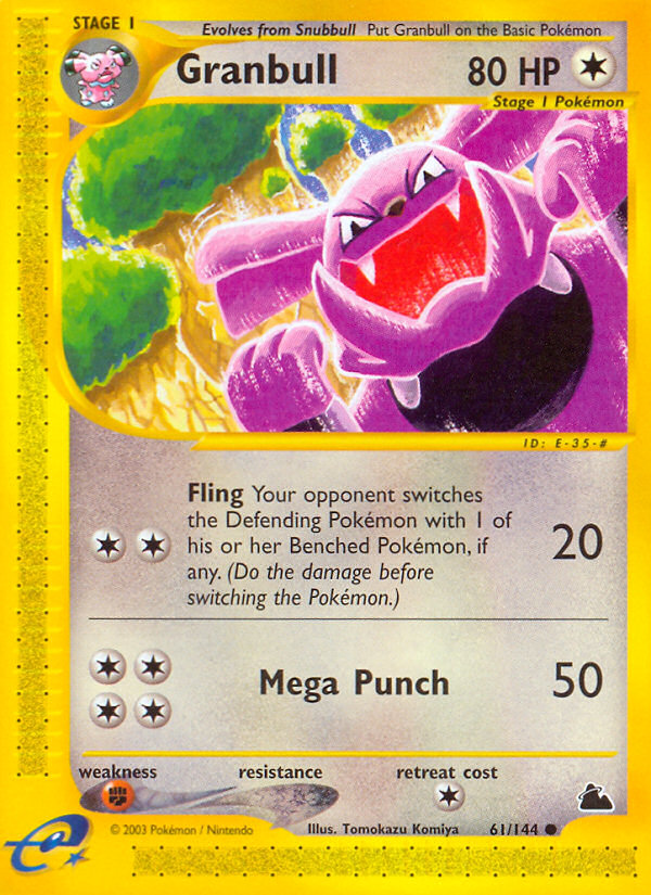 Granbull – Skyridge 61/144 Pokémon card