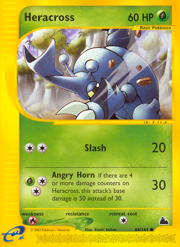 Heracross – Skyridge 64/144 Pokémon card